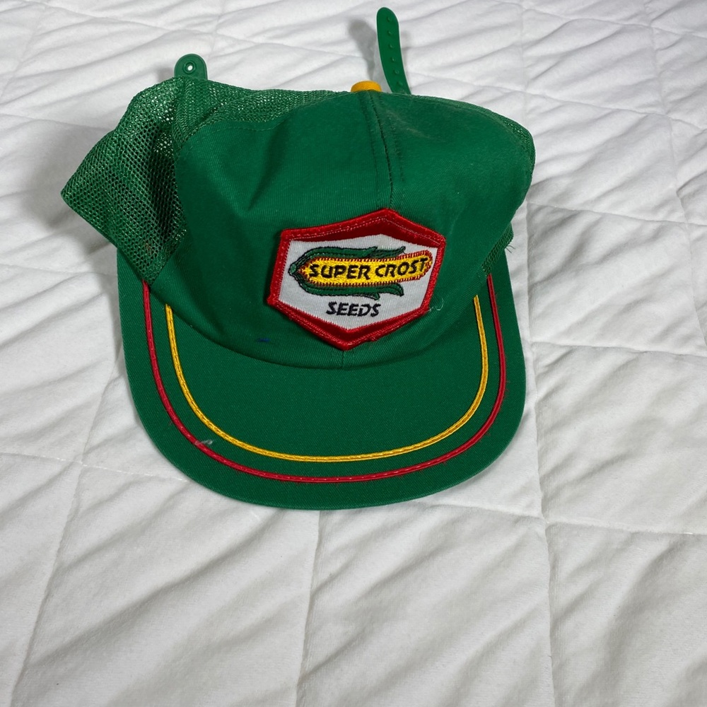 Rare super cross seeds farmer hat
